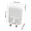 2pcs LED Night Light 3 Brightness Adjustable Soft White 2700K