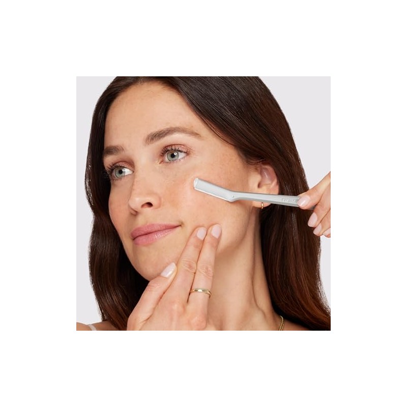 Rasuradora Facial Tweezerman, 3 Cuchillas de Repuesto y Tapa de
