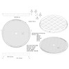 Polylok 20" Heavy Duty Flat Cover/Lid (PN: 3017-C20)