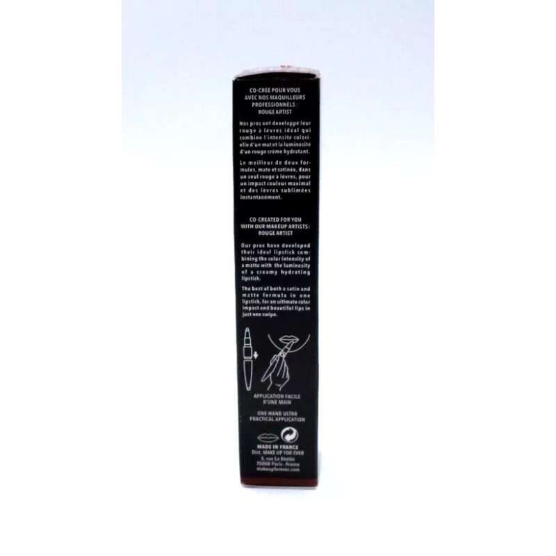 Make Up For Ever Rouge Artist Intense Color Lipstick ~