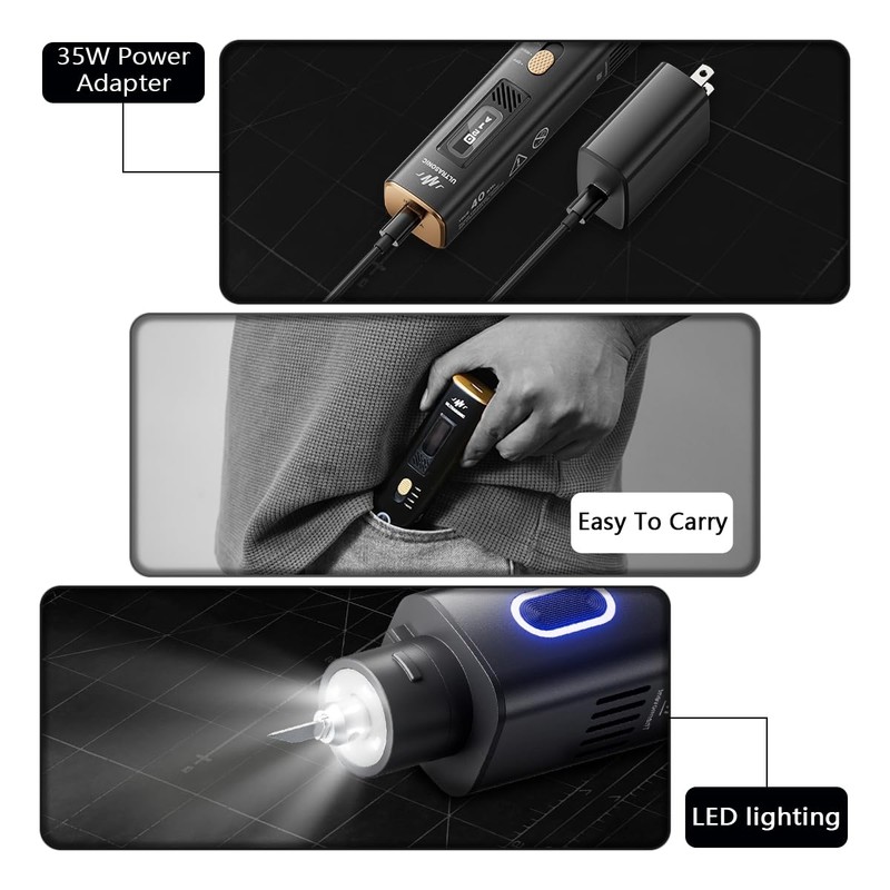 iEWENi Y10 Pro Portable Handheld 35W Ultrasonic Cutter Knife 4