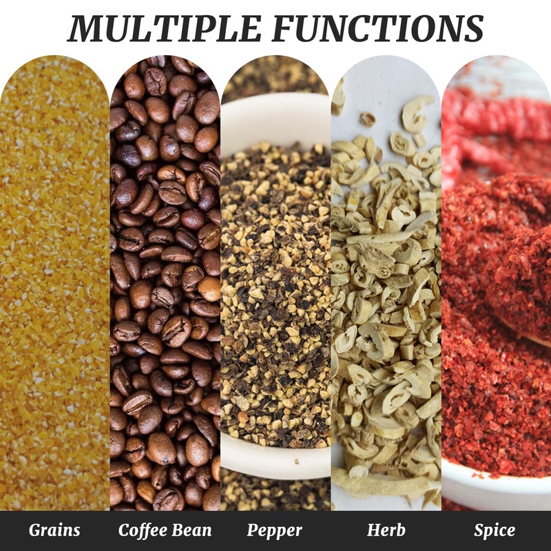 Hakka Grain Mills Grinder, 200g Electric Powder Mill Grinder Machine