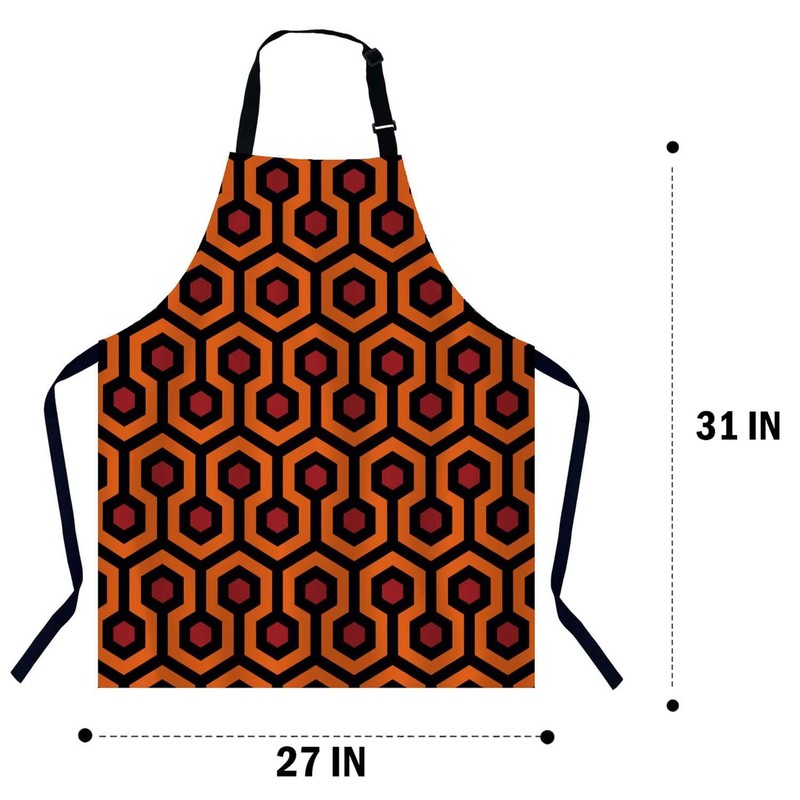 BGBDEIA Carpet Pattern Apron for Women Men, Adjustable Apron Cooking