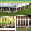 28 Pack Animal Barrier Fence, 13in(H) x28.5ft(L) Fence Barrier for