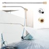 2Pcs Pressure Washer Extension Wand, Extension Lance (13.4"/34cm) + 30°Curved