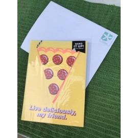Just Wink Fun Card Pizza Lover Write In Your Massage Live Deliciously