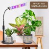 Full Spectrum Desk Growth Lamp Adjustable Automatic Timer LED Plant