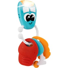 Chicco - My First Electronic Car Key with Lights and Sounds, Multicoloured (ARTSANA Spain 0001116300040)