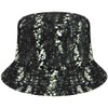Kangol Women's Needlepunch Floral Bucket Beret Hat, black