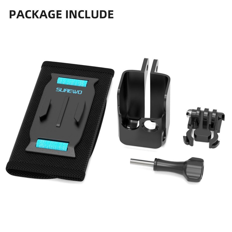 SUREWO Osmo Pocket 3 Backpack Mount, Bag Belt Shoulder Strap