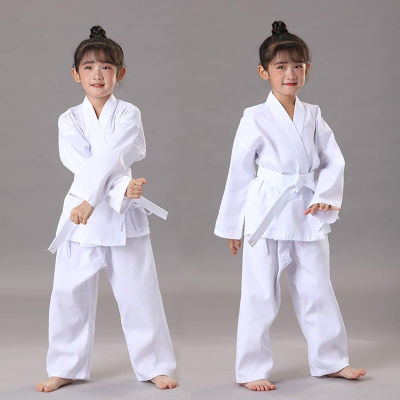 FIGHTSPIRIT - Uniforme de karate para niños y adultos, ligero