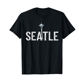 Cool Seattle Space Needle Souvenir USA Washington Gift T-Shirt