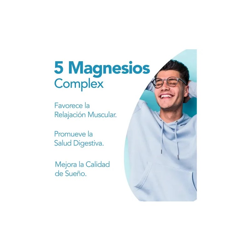 Magnesio Complex Omega Glicinato Citrato Carbonato Hidroxido Oxido Vcaps Natgel