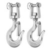 sourcing map 5/16" Clevis Slip Hook, 2Pcs 304 Stainless Steel