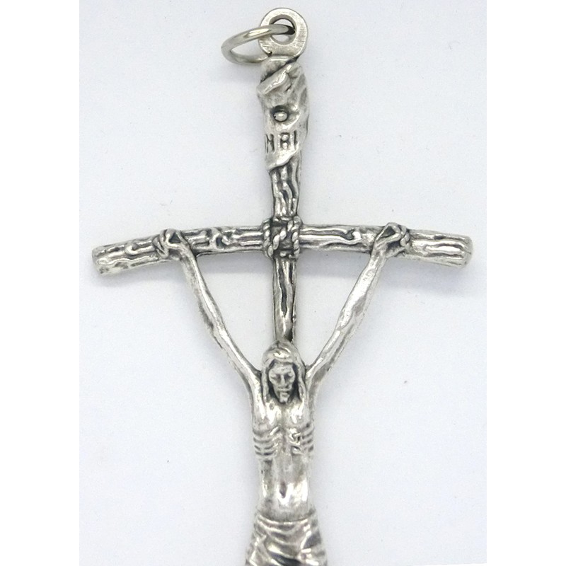 Generico 10.494.30 Pastoral Cross Pope John Paul II Galvanised Silver