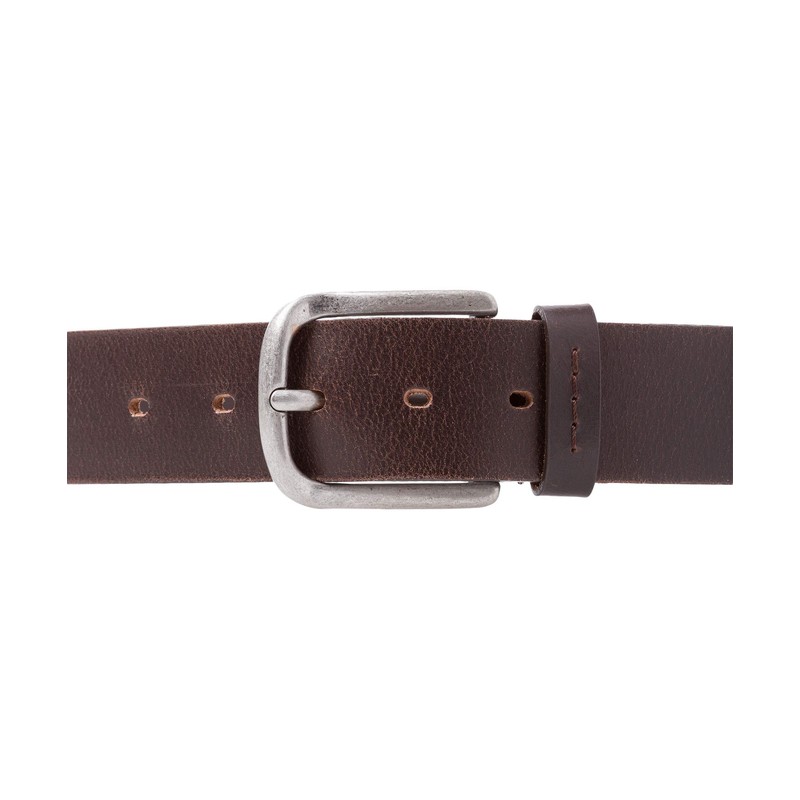 Brax Men's Masterpiece Belt, Plain Buffalo Leather with American Silver