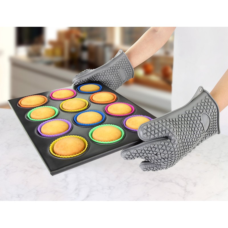 New Star Foodservice 32413 Manoplas de horno de silicona de