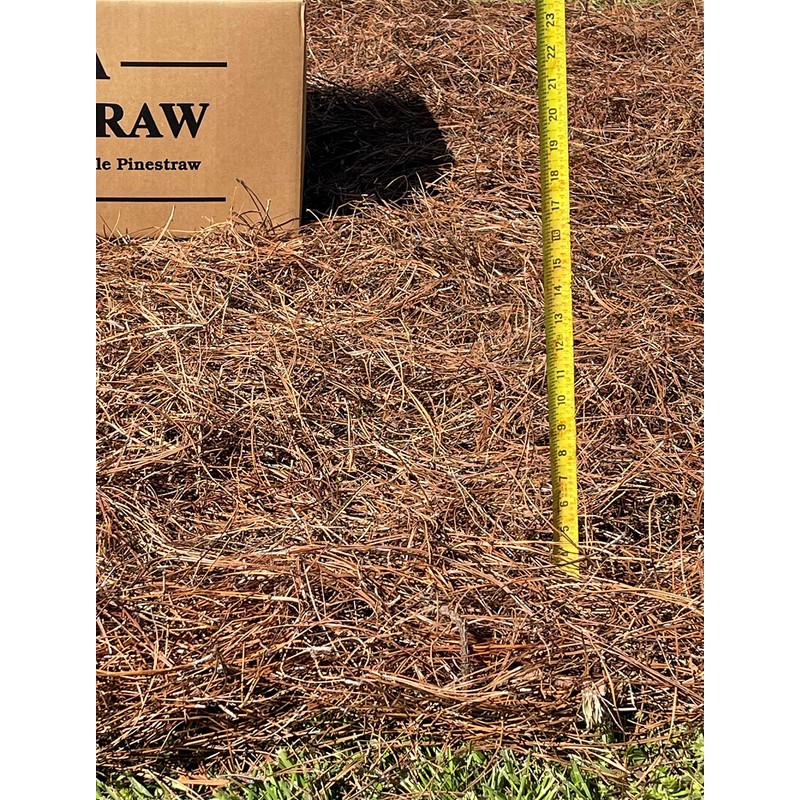 USA Pine Straw - Premium Pine Needle Mulch (Pine Needle