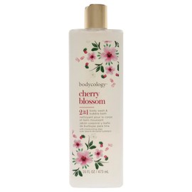 Bodycology 2 en 1 Body Wash Baño de Burbujas, Cherry Blossom, 16 fl oz