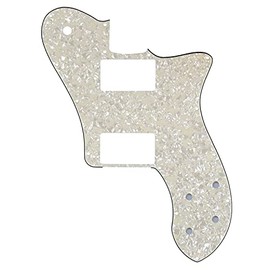 Guitar Anatomy Telecaster 72 Deluxe Pickguard Scratch Plate Fits Fender USA MEX - Cream Pearl