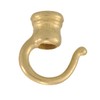 B&P Lamp® 1 3/8" Cast Brass Hook, Unfinished