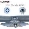 Surpass 12 Pack 2'' Ultra-Quiet Nylon Garage Door Rollers 4”