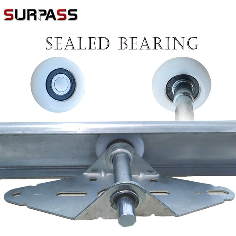 Surpass 12 Pack 2'' Ultra-Quiet Nylon Garage Door Rollers 4”