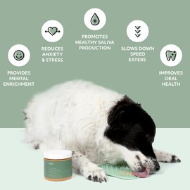 Reggie Calming Spread & Mint Green Lick Mat Bundle | Reduce Boredom, Hyperactivity, Separation Anxiety, & Stress | Vet-Approved & Ideal for All Dog Breeds and Sizes