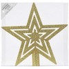 Christmas Tree Topper Plastic 18 cm Star with Glitter Christmas