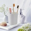 Toothbrush Holder for Bathroom,Clear Acrylic Detachable for Easy Cleaning Multi-Function