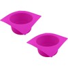 Waxness Non-Stick Easy Clean Silicone Bowl Pink – 1 lb for Single and Double Warmers WN-5001/5002 Pack of 2