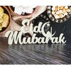Melis Deko-Schriftzug - Eid Mubarak – Schild aus Holz in