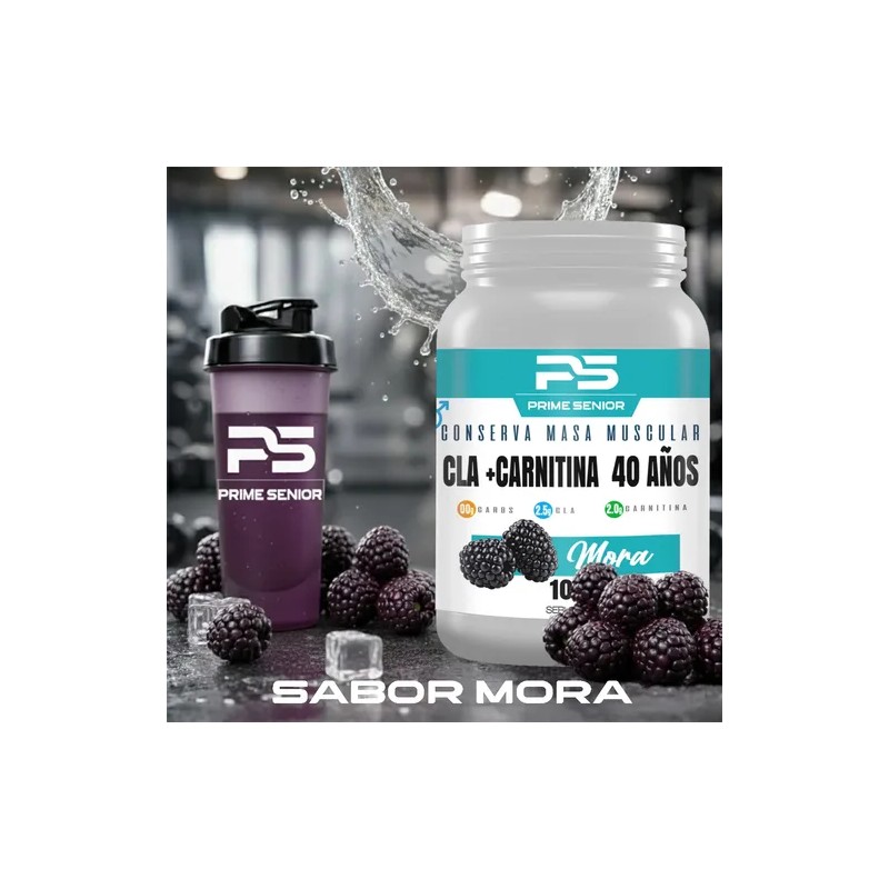 Cla Carnitina Prime Senior 1kg Preentreno Sabores 100servs