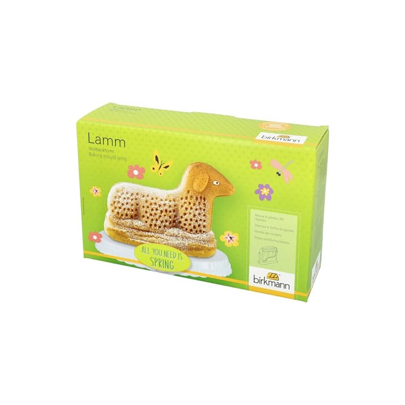 Birkmann 212022 Lamb Baking Mould for Approx. 900 ml Dough,