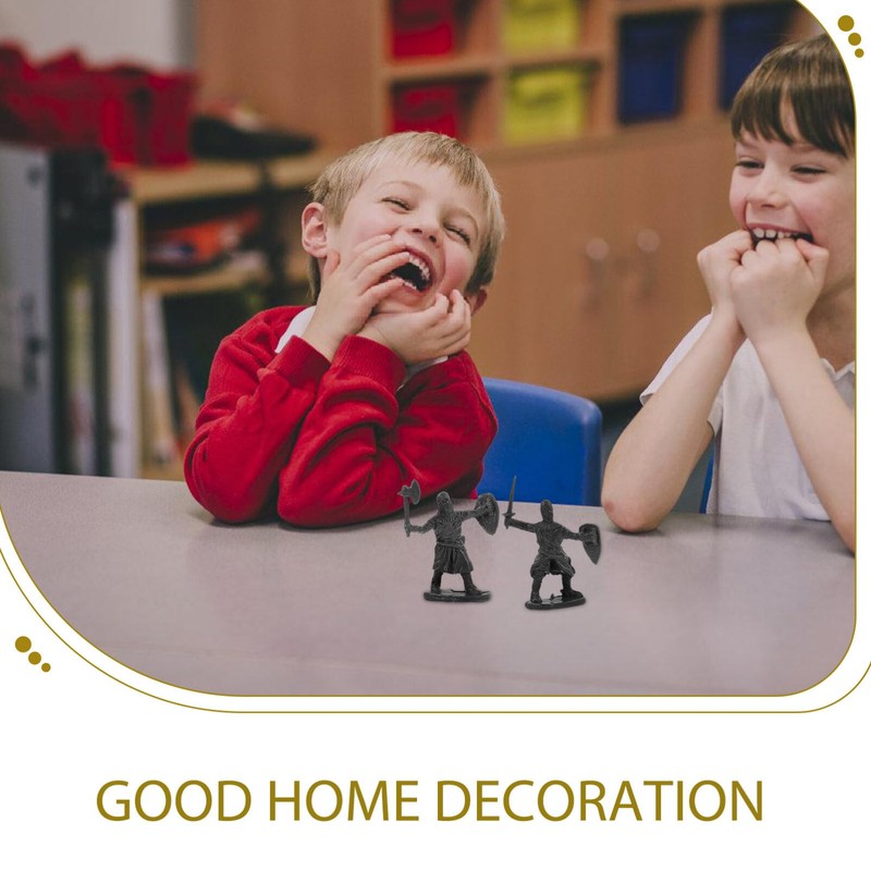 Toyvian Mini Toy Soldiers Figures: 200 Pcs Plastic Army Men