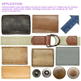 DMiotech 1 Pack 79 Inch 0.6 Inch Faux Leather Strip, Leather Strap Black for DIY Craft, Belt, Bag