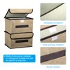 PATIKIL Fabric Collapsible Storage Bin 10.2 x 7.5 x 6.3