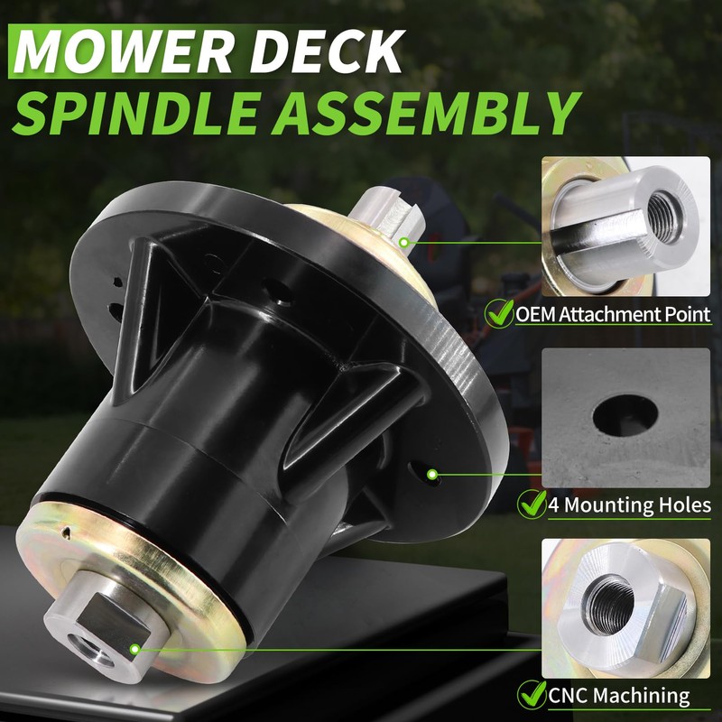 Tektall Spindle Assembly for Bad Boy 48 54 61 and