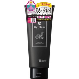Detclear Meishoku Japan Bright & Peel Beauty Essence Cleansing Gel Clay - 180g - Blotting Paper Set