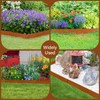 Corten Steel Landscape Edging 40 Inch Strips, 10-Inch Depth Metal