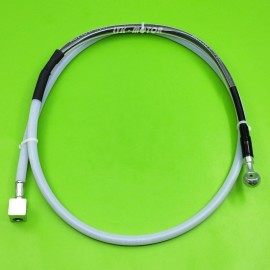 LYK Front Brake Braided Hose Line Pipe For KAWASAKI KDX250 1991 1992 1993 1994