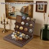 CAPASTEC Coin Display Holder, Wood Coin Case Holds 70-80 Coins,