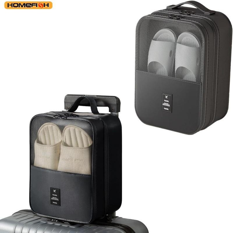 Travel Shoe Organizer Bag for Packing Up to 3 Pairs