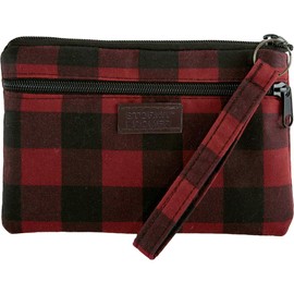 Stormy Kromer The Northwoods Wristlet, One Size, Red/Black Check