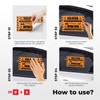100 MESS Parking Violation Stickers Hard to Remove - No