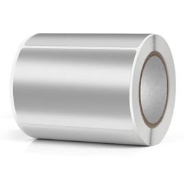 Silver Thermal Labels 50 x 76 mm