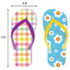 Fancy Land Flip-Flop Cutouts Summer Bulletin Board Cutouts Decorations for