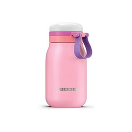 Zoku Ultralight Stainless Steel Bottle 18oz (510ml) with Soft Carry Strap - Pink