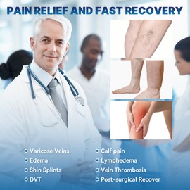 BellaAchtung Calf Medical Compression Stockings Women & Men Compression Socks Medical with 20-30 mmHg Graduated Support Thrombosis Stockings Support Stockings for Varicose Veins Edema