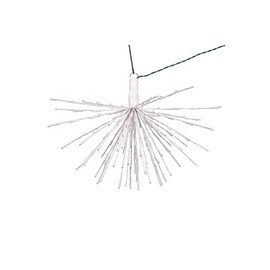 Vickerman 160Lt x 24" White Starburst Pure White 5mm LED Lights.